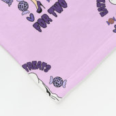 "Essen Leckereien für zwei" Schwangerschaft Hallow Fleecedecke (Ecke)