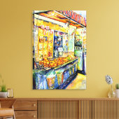 Essen Leinwanddruck (Insitu (Wohnzimmer))