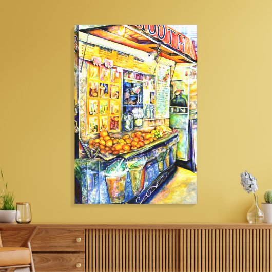 Essen Leinwanddruck (Insitu (Wohnzimmer))