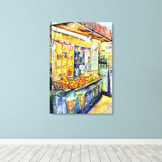 Essen Leinwanddruck (Insitu (Holzboden))