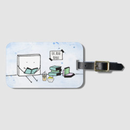 Essen, lesen, Buch wiederholen Gepäckanhänger