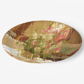 Essen Liebe Play Party Thema Pappteller (Schrägansicht)