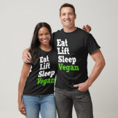 Essen Lift Schlaf Vegan Veganismus Pflanze Bio bas T-Shirt (Unisex)