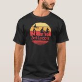 Essen Lokale Zombie Spaß T-Shirt (Vorderseite)