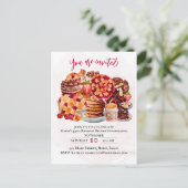 Essen Lover, Dessert Lover Party Einladung Postkarte (Stehend Vorderseite)