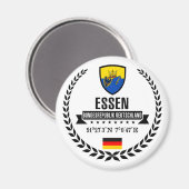 Essen Magnet (Vorderseite/Rückseite)