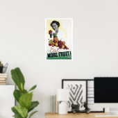 Essen Mehr Obst ~ Vintag Australien Reisen Poster (Heimbüro)