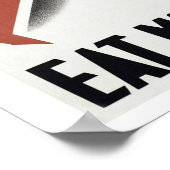 Essen Mehr Obst ~ Vintag Australien Reisen Poster (Ecke)