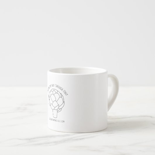 Essen meiner Weise durch Italienespresso-Tasse Espressotasse (Vorderseite Rechts)