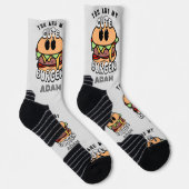 Essen, Niedlich Burger, süße Romantische Geschenke Socken (Rechts)