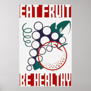 Essen Obst sein gesundes Poster