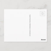 Essen ohne Schuld, Liebe ohne Angst - Postkarte (Rückseite)