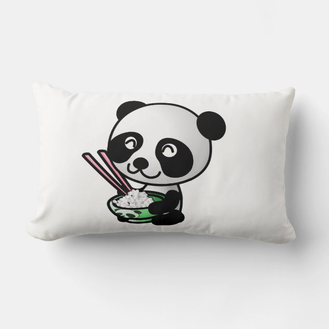 Essen Panda Lendenkissen (Vorderseite)