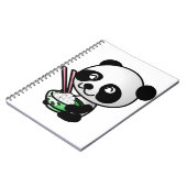 Essen Panda Notizblock (Linke Seite)