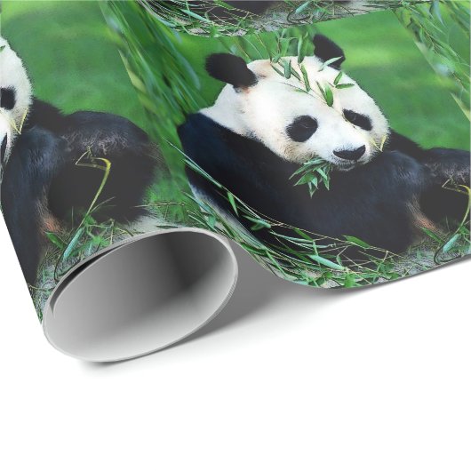 Essen Panda Weihnachtswrapping Paper Geschenkpapier (Rolleneckpunkt)