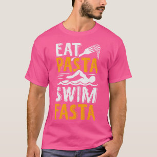Essen Pasta schwimmen Fasta schwimmen Baden Gesche T-Shirt