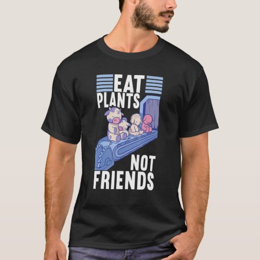 Essen Pflanze Freunde Vegane Veggie Vegane Ernähru T-Shirt (Vorderseite)