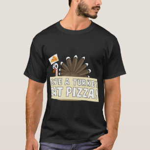 Essen Pizza Funny Vegetarisch niedlich Weihnachtst T-Shirt