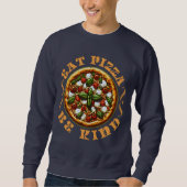 Essen Pizza nett Sweatshirt (Vorderseite)