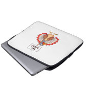 Essen Pizza Türkei Erntedank Erwachsene Vegan Funn Laptopschutzhülle (Vorne Knopf)