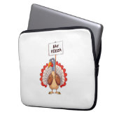 Essen Pizza Türkei Erntedank Erwachsene Vegan Funn Laptopschutzhülle (Vorderseite Links)