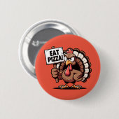 Essen Pizza Turkey Button (Vorne & Hinten)