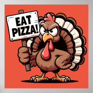 Essen Pizza Turkey Poster