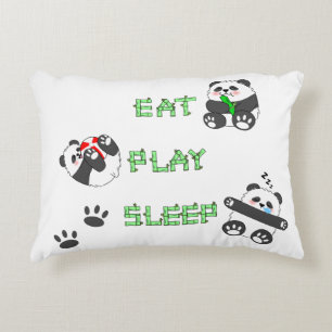Essen Play schlafen Niedlich Baby Panda Komfortabl Dekokissen
