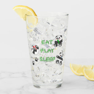 Essen Play schlafen Niedlich Baby Panda Komfortabl Glas