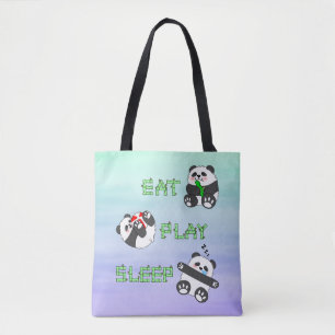 Essen Play schlafen Niedlich Baby Panda Komfortabl Tasche