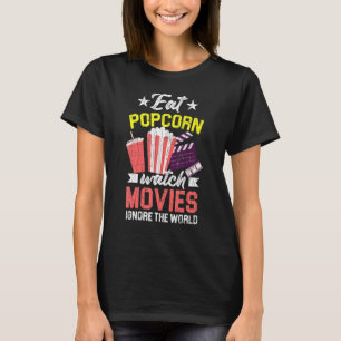 Essen Popcorn ignorieren die Welt Pop Mais Eater G T-Shirt