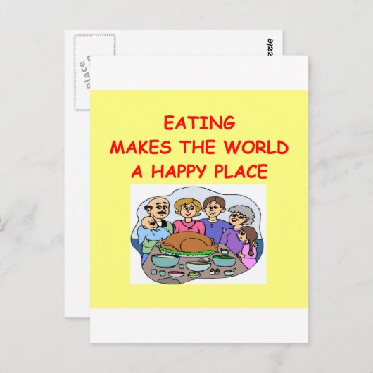 Essen Postkarte (Vorne/Hinten)