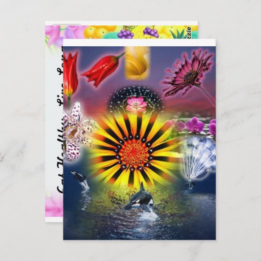 Essen Postkarte (Vorne/Hinten)