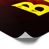 Essen Schlaf Baseball spielen Poster (Ecke)