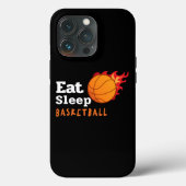 Essen Schlaf Basketball Case-Mate iPhone Hülle (Rückseite)