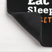Essen Schlaf Basketball Mousepad (Ecke)