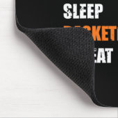 Essen Schlaf Basketball Wiederholung Girls Basketb Mousepad (Ecke)