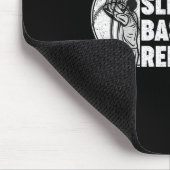 Essen Schlaf Basketball Wiederholung Teens Girls B Mousepad (Ecke)