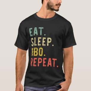 Essen Schlaf Bbq Wiederholen Rbecue Rbeque Lustig  T-Shirt