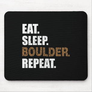 Essen Schlaf Boulder Wiederholung Kletterhalle Kle Mousepad