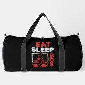 Essen Schlaf Box Duffle Bag (Rückseite)
