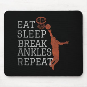 Essen Schlaf Break Ankles Wiederholen Basketball S Mousepad