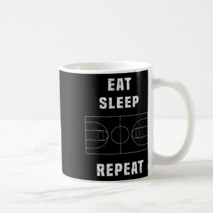 Essen Schlaf Bysketbyll Wiederholung Kaffeetasse