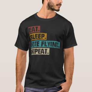 Essen Schlaf Drachenfliegen Wiederholen Vintage-Dr T-Shirt