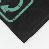 Essen Schlaf Ground Garten Wiederholen Funny Game  Fleecedecke (Ecke)