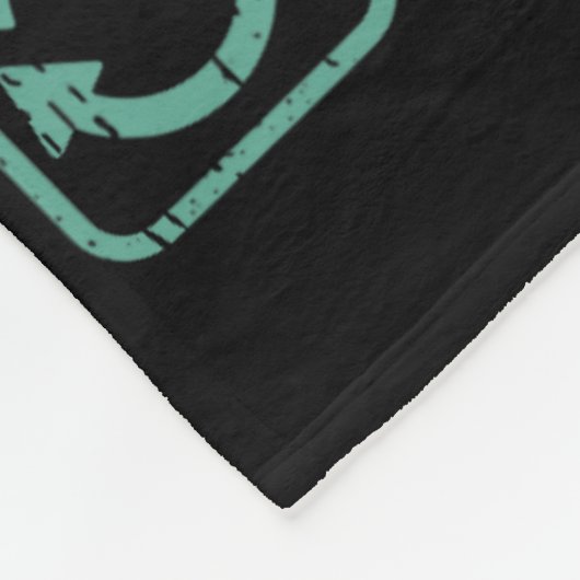 Essen Schlaf Ground Garten Wiederholen Funny Game  Fleecedecke (Ecke)