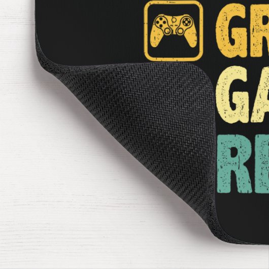 Essen Schlaf Ground Garten Wiederholen Funny Game Mousepad (Ecke)