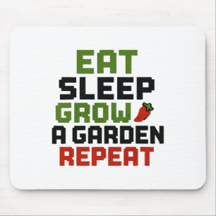 Essen Schlaf Ground Garten Wiederholung Sonnengart Mousepad