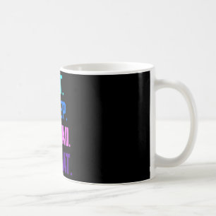 Essen Schlaf Hawaii Wiederholung Aloha Vibes Tiki Kaffeetasse