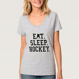 Essen Schlaf Hockey - Hockey Fans T-Shirt